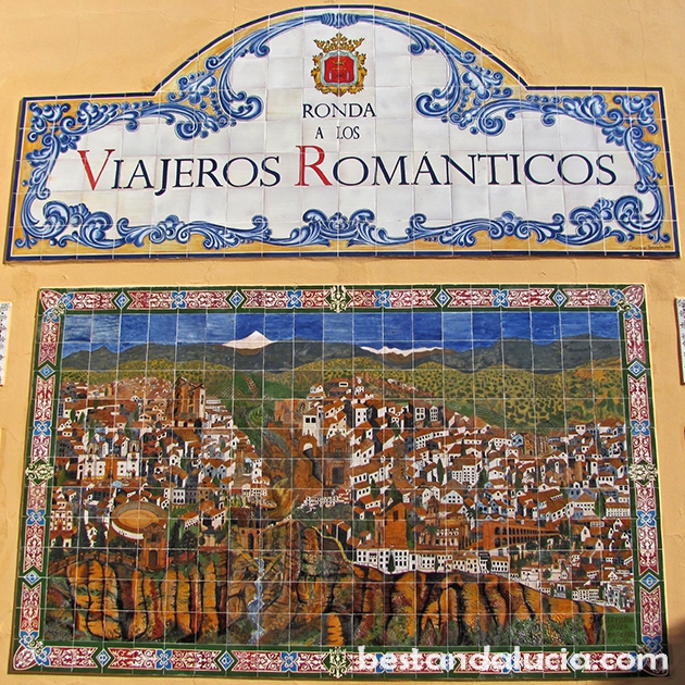 Los Viajeros Romanticos mosaic art