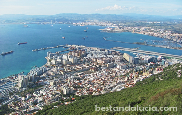 Gibraltar, uk, united kingdom, the rock, sea, mediterranean,  andalusia, andalucia, costa del sol, Europe