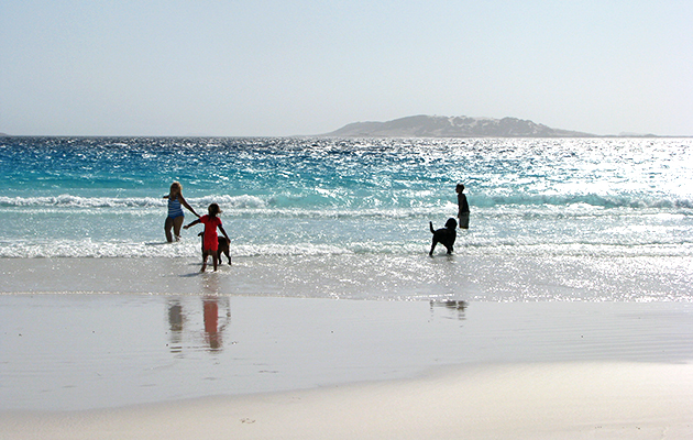 Famil fun on Costa del Sol beach
